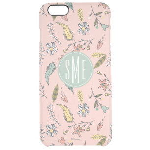 Minnie Mouse   Monogram Adventures Await Pattern Clear iPhone 6 Plus Case