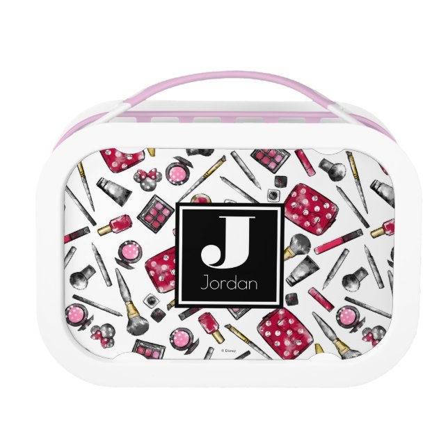 Minnie Mouse | Monogram #what'sinmypurse Pattern Lunch Box (Front)