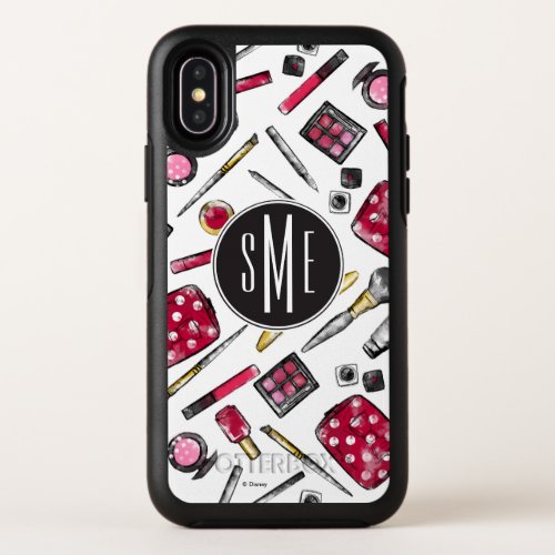 Minnie Mouse  Monogram whatsinmypurse Pattern OtterBox Symmetry iPhone X Case