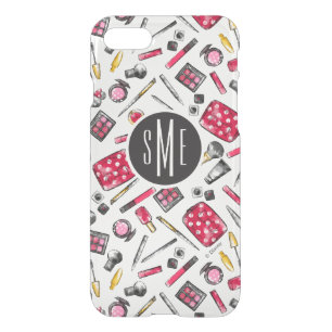 Minnie Mouse   Monogram #what'sinmypurse Pattern iPhone SE/8/7 Case