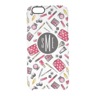 Minnie Mouse   Monogram #what'sinmypurse Pattern Clear iPhone 6/6S Case