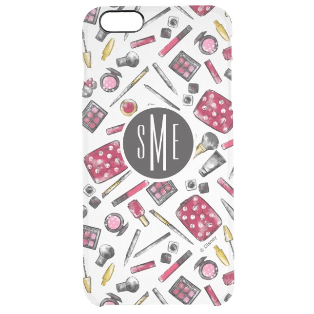 Minnie Mouse | Monogram #what'sinmypurse Pattern Uncommon iPhone Case (Back)