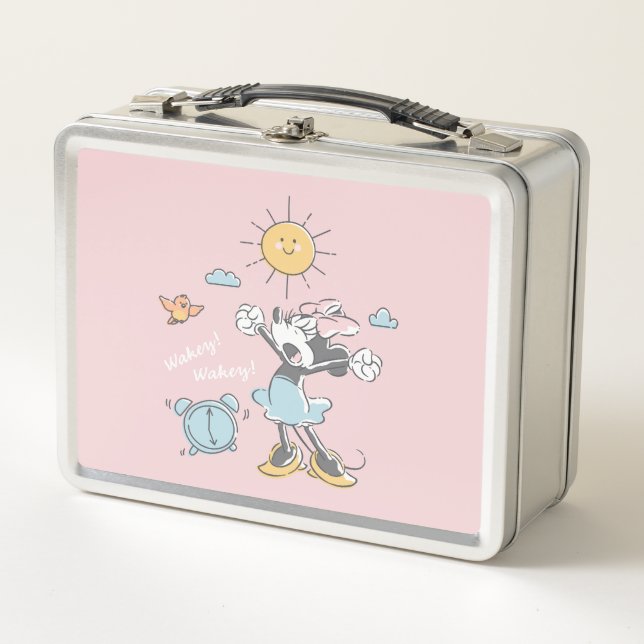 Minnie Mouse | Morning Wake Up Metal Lunch Box (Front)