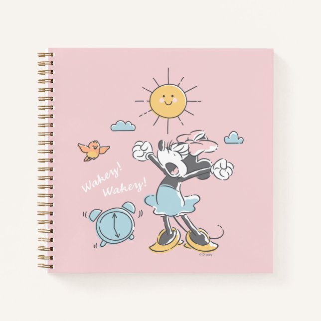 Minnie Mouse | Morning Wake Up Notebook (Front)