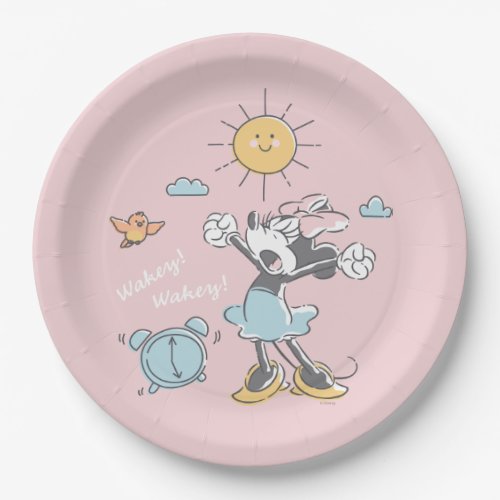 Minnie Mouse  Morning Wake Up Paper Plates