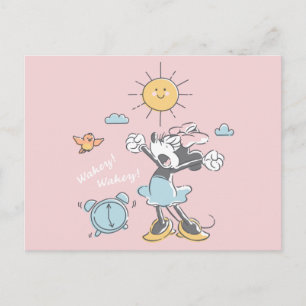 Minnie Mouse Morning Wake Up Postcard