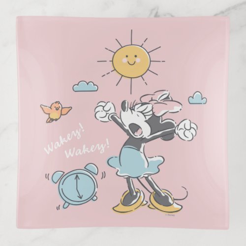 Minnie Mouse  Morning Wake Up Trinket Tray
