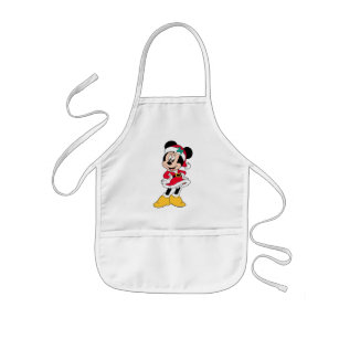 Minnie Mouse   Mrs. Claus Outfit Kids' Apron