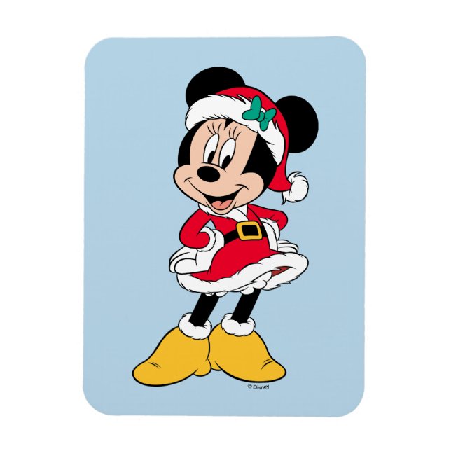 Minnie Mouse | Mrs. Claus Outfit Magnet (Vertical)
