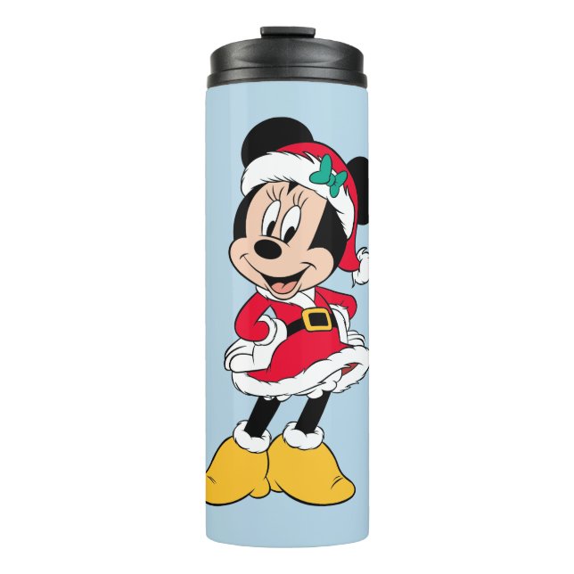 Minnie Mouse | Mrs. Claus Outfit Thermal Tumbler (Front)