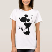 Minnie Mouse Mrs. Wedding Silhouette