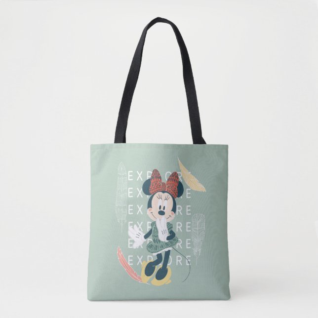 Minnie Mouse | Never Stop Exploring Tote Bag (Front)