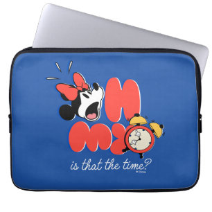 Minnie Mouse Oh My Is That the Time Laptop Sleeve