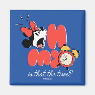 Minnie Mouse Oh My Is That the Time Magnet