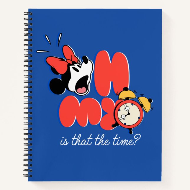 Minnie Mouse Oh My Is That the Time Notebook (Front)