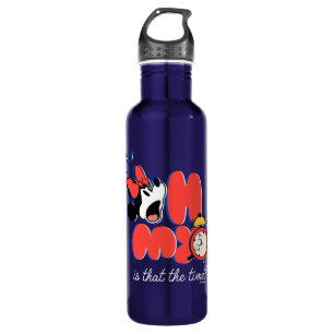 Minnie Mouse Oh My Is That the Time Stainless Steel Water Bottle