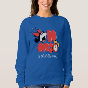 Minnie Mouse Oh My Is That the Time Sweatshirt