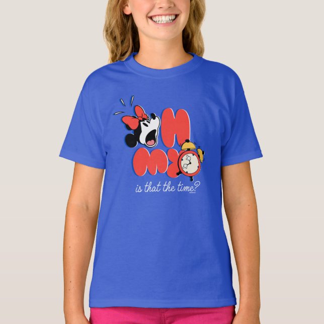 Minnie Mouse Oh My Is That the Time T-Shirt (Front)