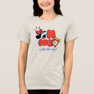 Minnie Mouse Oh My Is That the Time Tri-Blend Shirt