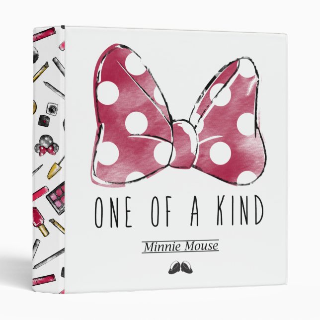 Minnie Mouse | One Of A Kind 3 Ring Binder (Front/Spine)