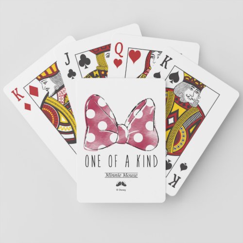 Minnie Mouse  One Of A Kind Playing Cards