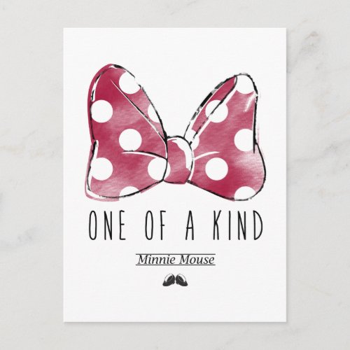 Minnie Mouse  One Of A Kind Postcard