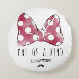 Minnie Mouse One Of A Kind Round Pillow