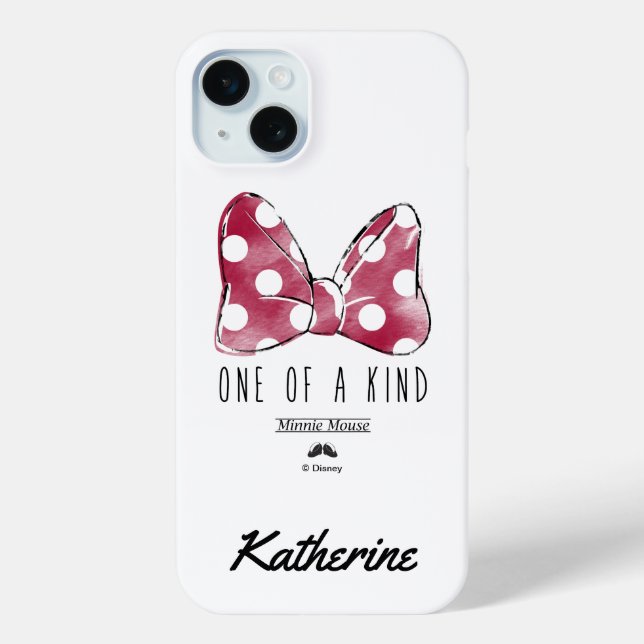 Minnie Mouse | One Of A Kind | Your Name Case-Mate iPhone Case (Back)