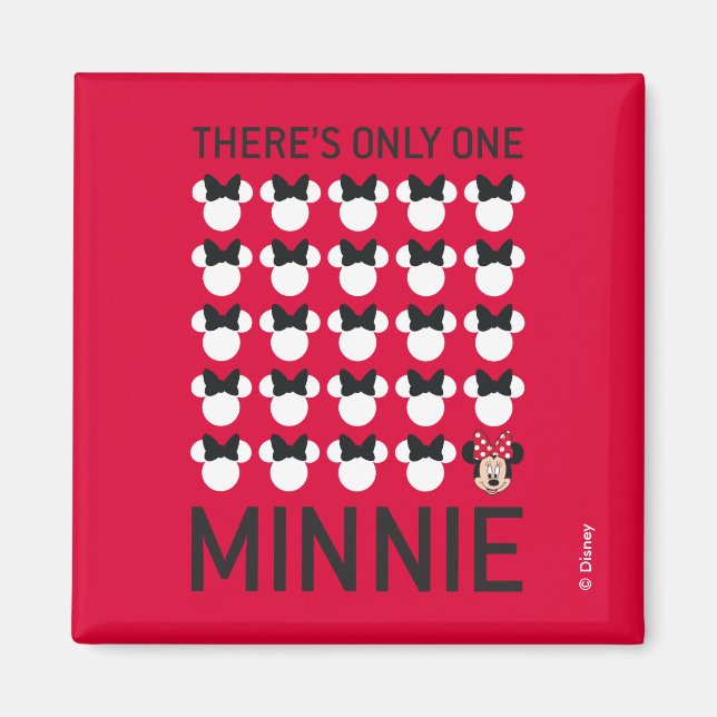 Minnie Mouse | Only One Minnie Magnet (Front)