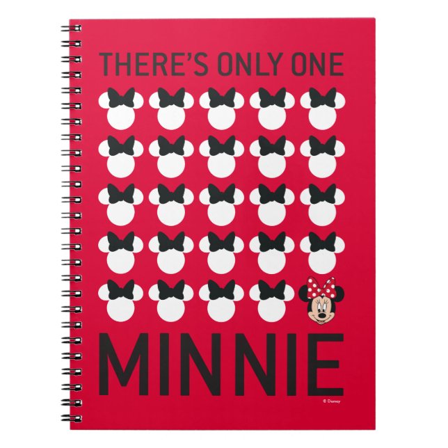 Minnie Mouse | Only One Minnie Notebook (Front)