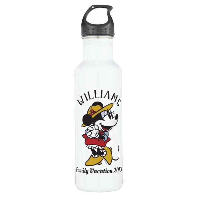 Minnie Mouse | Outdoor Minnie Stainless Steel Water Bottle (Front)