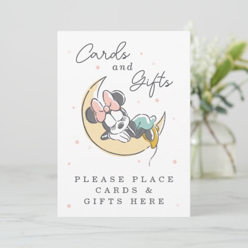 Minnie Mouse Over the Moon  Baby Cards  Gifts