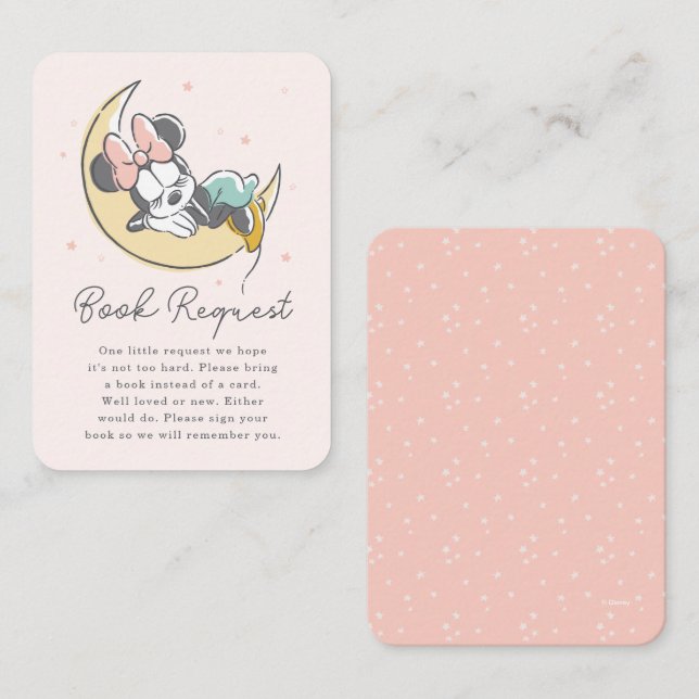 Minnie Mouse Over the Moon | Books for Baby Insert (Front/Back)