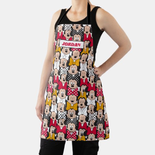 Minnie Mouse  Pattern Apron