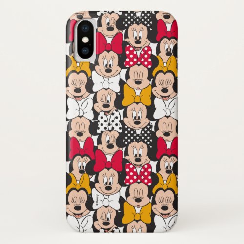 Minnie Mouse  Pattern iPhone X Case