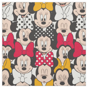 Minnie Mouse Pattern Fabric