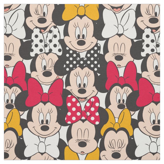 Minnie Mouse | Pattern Fabric (Swatch)