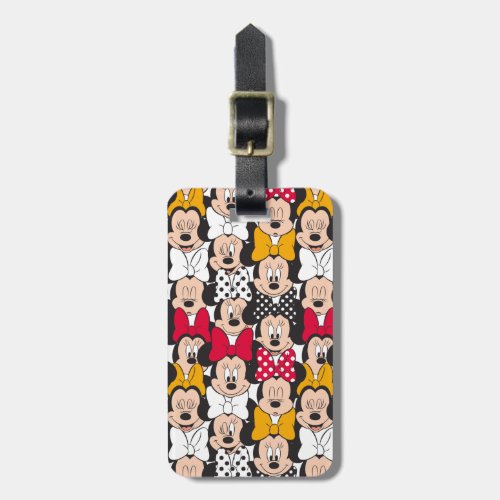 Minnie Mouse  Pattern Luggage Tag