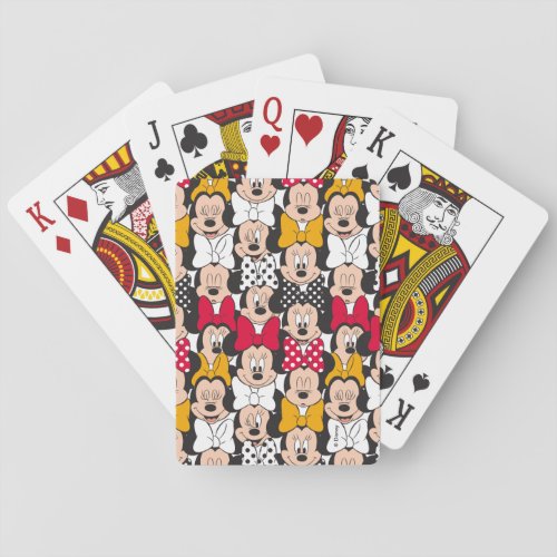 Minnie Mouse  Pattern Poker Cards