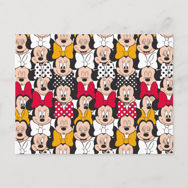 Minnie Mouse | Pattern Postcard (Front)