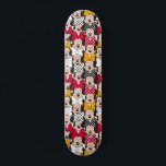 Minnie Mouse | Pattern Skateboard<br><div class="desc">Add a touch of timeless Disney magic with this classic Minnie Mouse polka dot pattern! Featuring Minnie Mouse in her signature bow and polka-dot dress, this fun and playful design is arranged in a charming repeating pattern with classic red, black, and white colors. The nostalgic yet stylish aesthetic makes it...</div>