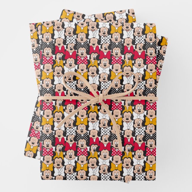 Minnie Mouse | Pattern Wrapping Paper Sheets (In situ)