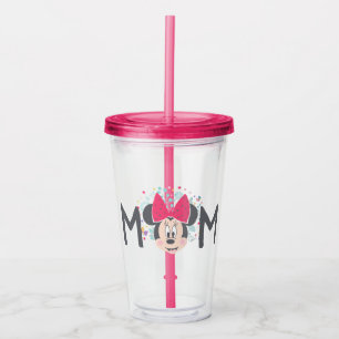 Minnie Mouse Peeking - Happy Mother's Day Acrylic Tumbler
