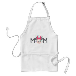 Minnie Mouse Peeking - Happy Mother's Day Adult Apron