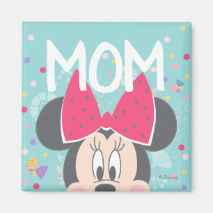 Minnie Mouse Peeking - Happy Mother's Day Magnet