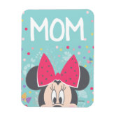 Minnie Mouse - Mom, I Love You This Much! Magnet | Zazzle