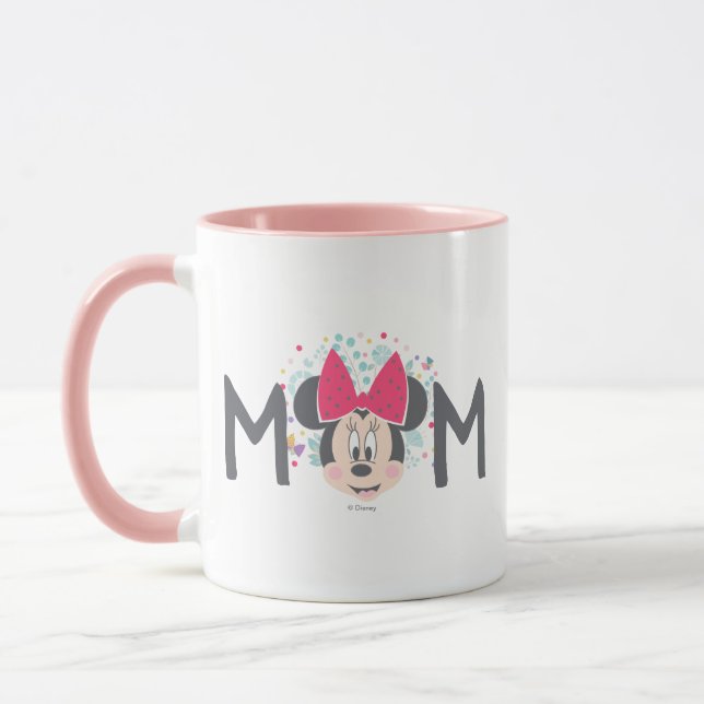 Minnie Mouse Peeking - Happy Mother's Day Mug (Left)
