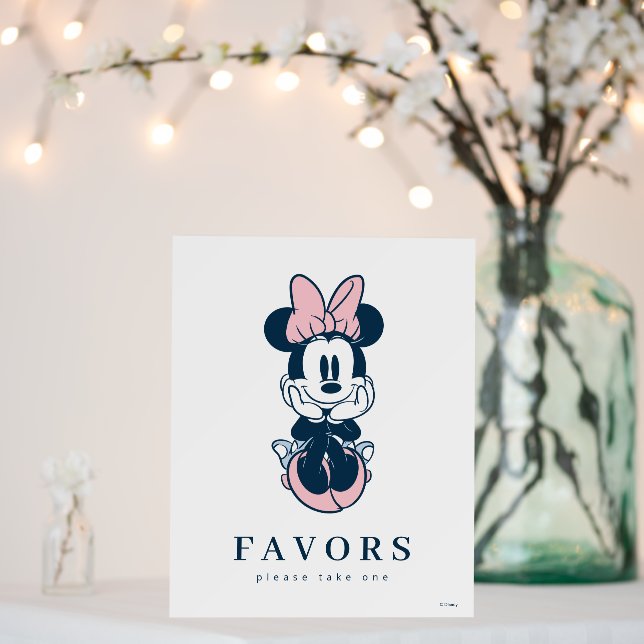 Minnie Mouse Pink & Blue Baby Shower Foam Board (In Situ (Wedding))
