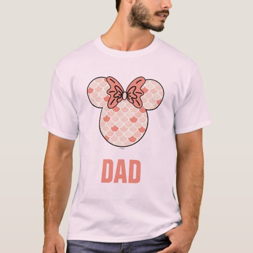 Minnie Mouse  Pink Mermaid Birthday T_Shirt