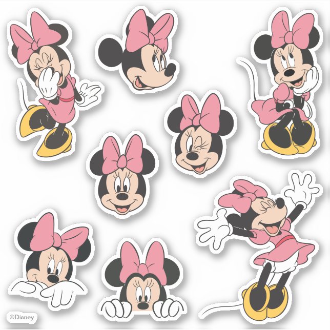 Minnie Mouse Pink Trend Sticker (Front)